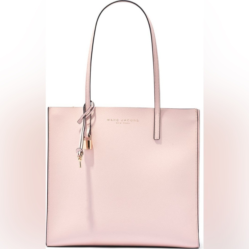 NEW Marc Jacobs Pink Leather Tote Bag